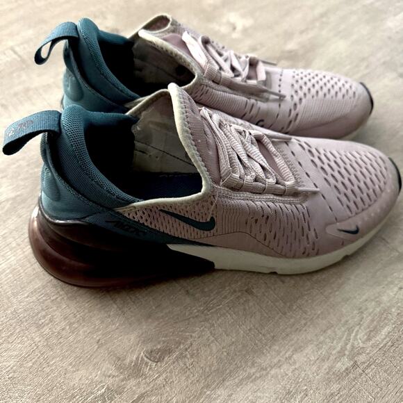 NIKE Air Max 270 Running Shoes Celestial Rose Teal Size 8.5 - Picture 1 of 6